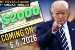 $2000 Tariff Checks Pushed to 2026 Trump’s