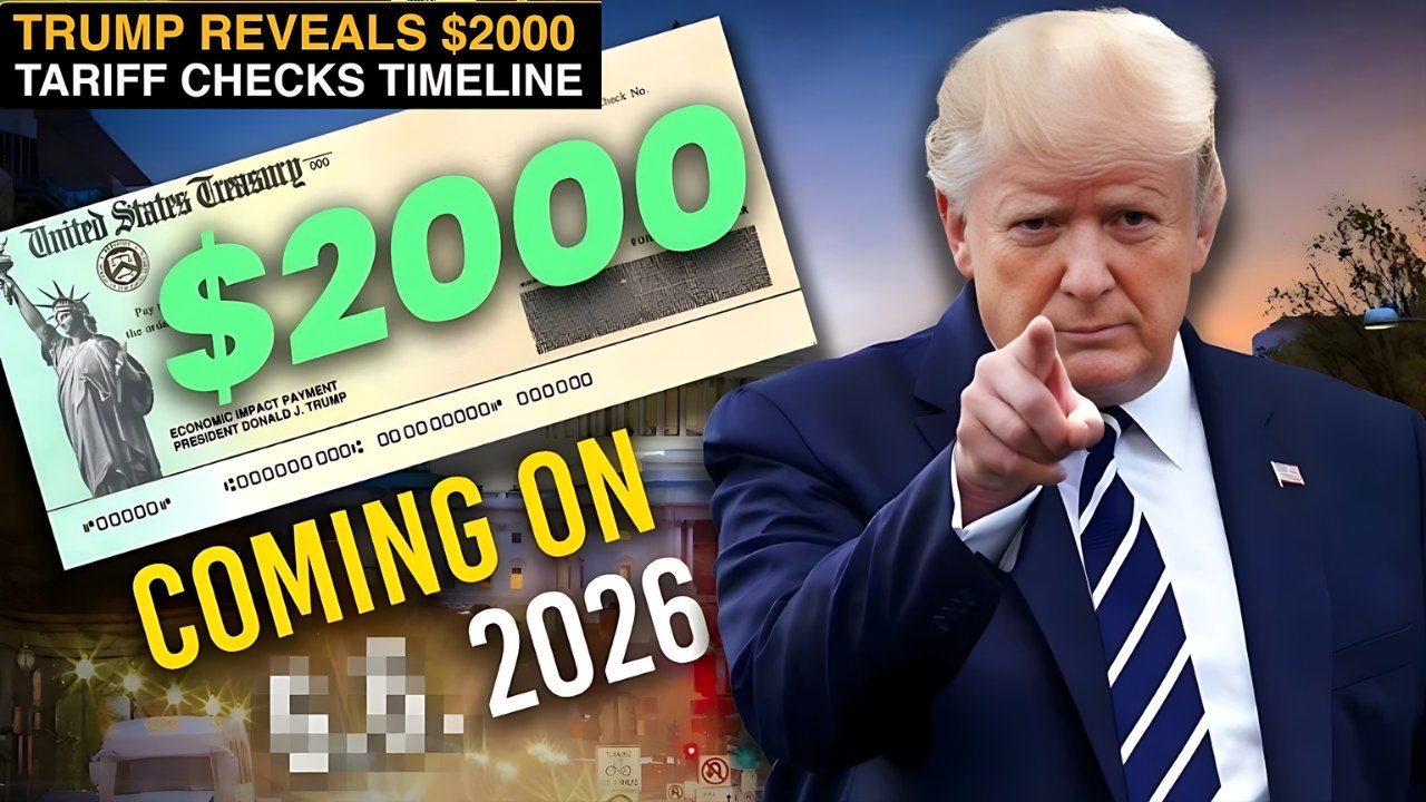 $2000 Tariff Checks Pushed to 2026 Trump’s
